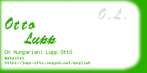 otto lupp business card